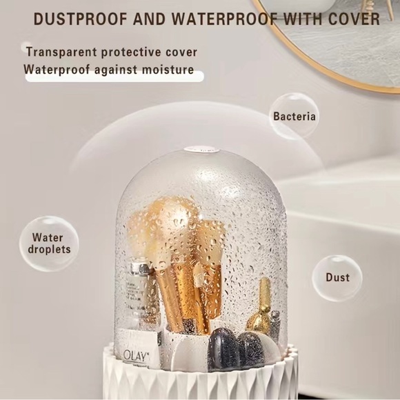 360° Rotating Makeup Organizer - Picture 3 of 7